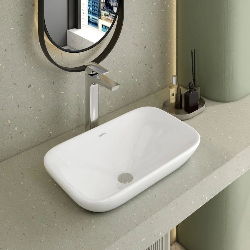 Chậu Lavabo Đặt Bàn Viglacera V28 Chậu Lavabo Đặt Bàn Viglacera V28 - Hình 1