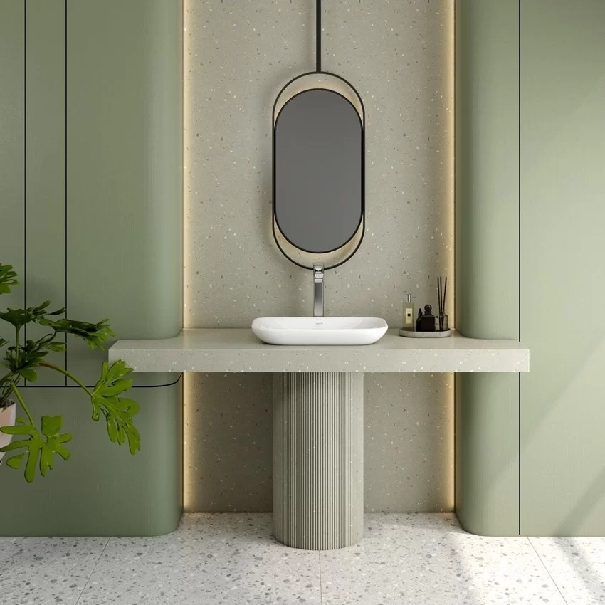 Chậu lavabo đặt bàn Viglacera V28 6 Chậu lavabo đặt bàn Viglacera V28