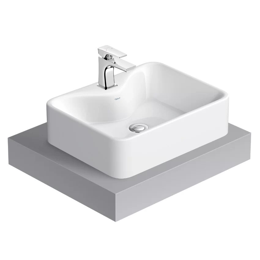 Chậu lavabo đặt bàn Viglacera V72 10 Chậu lavabo đặt bàn Viglacera V72