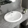 Chậu lavabo dương vành Viglacera CD1