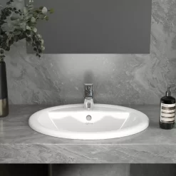 Chậu lavabo dương vành Viglacera CD1