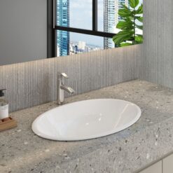 Chậu lavabo dương vành Viglacera CD21