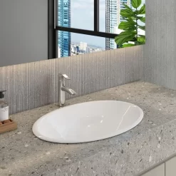 Chậu lavabo dương vành Viglacera CD21