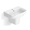 Chậu lavabo treo tường chân lửng Viglacera V59 2 Chậu lavabo treo tường chân lửng Viglacera V59