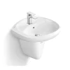 Chậu lavabo treo tường chân lửng Viglacera VTL3+VI5