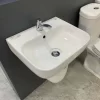 Chậu rửa lavabo treo tường Viglacera V23 chân lửng