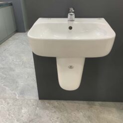 Chậu rửa lavabo treo tường Viglacera V23 chân lửng