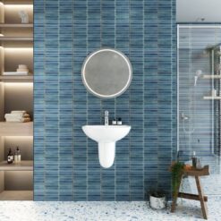 Chậu rửa lavabo treo tường Viglacera V36 chân lửng