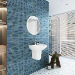 Chậu rửa lavabo treo tường Viglacera V36 chân lửng