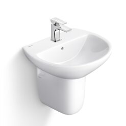 Chậu rửa lavabo treo tường Viglacera V36 chân lửng