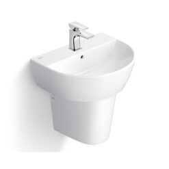 Chậu rửa lavabo treo tường Viglacera V37 chân lửng