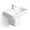 Chậu rửa lavabo treo tường Viglacera V50 chân lửng