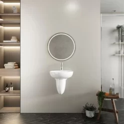 Chậu rửa lavabo treo tường Viglacera V523 10 Chậu rửa lavabo treo tường Viglacera V523