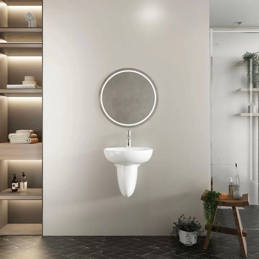 Chậu rửa lavabo treo tường Viglacera V523 kháng khuẩn Chậu rửa lavabo treo tường Viglacera V523 kháng khuẩn