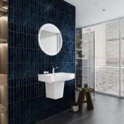 Chậu rửa lavabo treo tường Viglacera V58 chân lửng