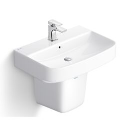 Chậu rửa lavabo treo tường Viglacera V58 chân lửng