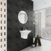 Chậu rửa lavabo treo tường Viglacera V63 liền khối 2 Chậu rửa lavabo treo tường Viglacera V63 liền khối