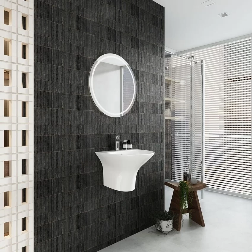 Chậu rửa lavabo treo tường Viglacera V63 liền khối Chậu rửa lavabo treo tường Viglacera V63 liền khối - V63-CHAU
