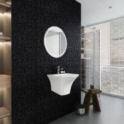 Chậu rửa lavabo treo tường Viglacera V64 liền khối