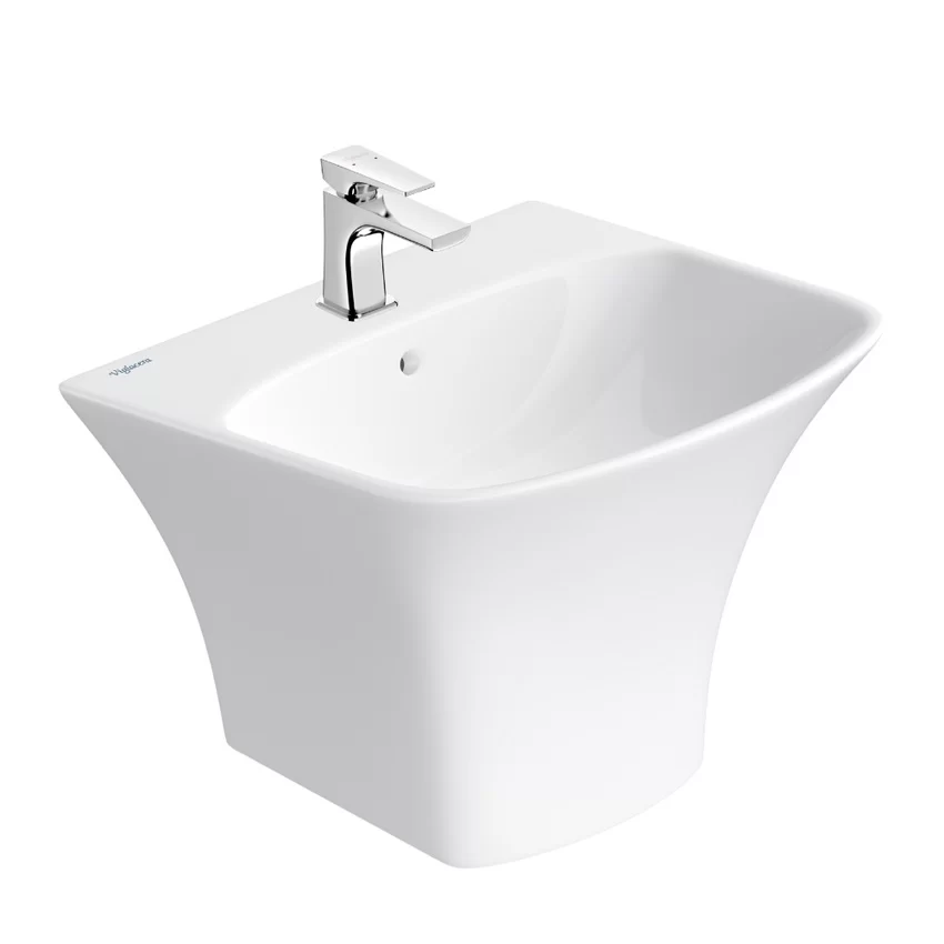 Chậu rửa lavabo Viglacera V64 Chậu rửa lavabo treo tường Viglacera V64 liền khối