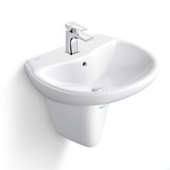 Chậu rửa lavabo treo tường Viglacera VI5 chân lửng