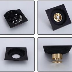 Ga thoát sàn màu đen Miken MK-1010B (Phi 48,60,76,90)