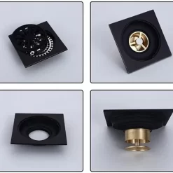 Ga thoát sàn màu đen Miken MK-1010B (Phi 48,60,76,90) 8 Ga thoát sàn màu đen Miken MK-1010B (Phi 48,60,76,90)