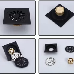 Ga thoát sàn màu đen Miken MK-1010B (Phi 48,60,76,90) 9 Ga thoát sàn màu đen Miken MK-1010B (Phi 48,60,76,90)