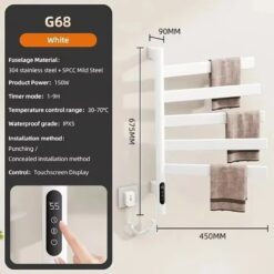 Giàn sấy khăn tắm khăn mặt kết nối APP điện thoại Miken G68W Wifi