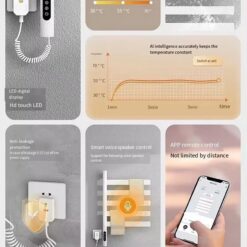 Giàn sấy khăn tắm khăn mặt kết nối APP điện thoại Miken G68W Wifi