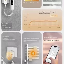 Giàn sấy khăn tắm khăn mặt kết nối APP điện thoại Miken G68W Wifi