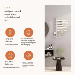 Giàn sấy khăn tắm khăn mặt kết nối APP điện thoại Miken G68W Wifi