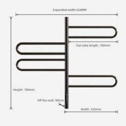 Giàn sấy khăn tắm khăn mặt kết nối APP điện thoại thông minh Miken G65W Wifi