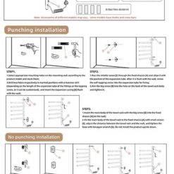 Giàn sấy khăn tắm khăn mặt màu đen kết nối APP điện thoại thông minh Miken G63B-Wifi 10 Giàn sấy khăn tắm khăn mặt màu đen kết nối APP điện thoại thông minh Miken G63B-Wifi