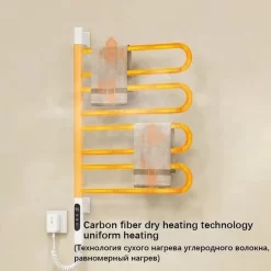 Giàn sấy khăn tắm khăn mặt màu đen kết nối APP điện thoại thông minh Miken G65B 15 Giàn sấy khăn tắm khăn mặt màu đen kết nối APP điện thoại thông minh Miken G65B