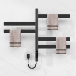 Giàn sấy khăn tắm khăn mặt màu đen kết nối APP điện thoại thông minh Miken G68B Wifi