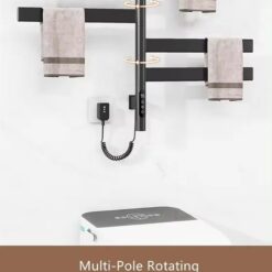 Giàn sấy khăn tắm khăn mặt màu đen kết nối APP điện thoại thông minh Miken G68B Wifi