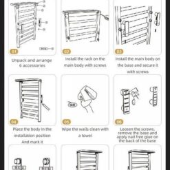 Giàn sấy khăn tắm khăn mặt màu đen kết nối APP điện thoại thông minh Miken R396B-Wifi