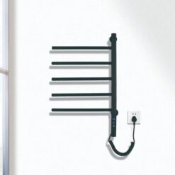 Giàn sấy khăn tắm khăn mặt màu đen Miken G63B 10 Giàn sấy khăn tắm khăn mặt màu đen Miken G63B