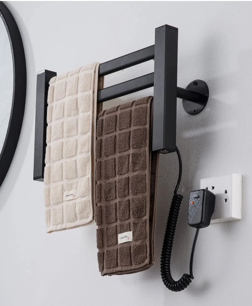 Giàn sấy khăn tắm khăn mặt màu đen Miken R155B Giàn sấy khăn tắm khăn mặt màu đen Miken R155B