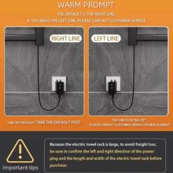 Giàn sấy khăn tắm khăn mặt màu đen Miken R330B