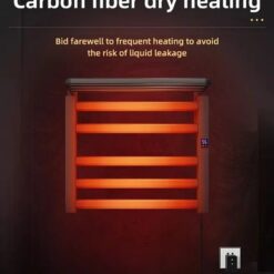 Giàn sấy khăn tắm khăn mặt màu đen Miken R330B