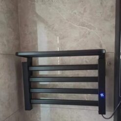 Giàn sấy khăn tắm khăn mặt màu đen Miken R330B