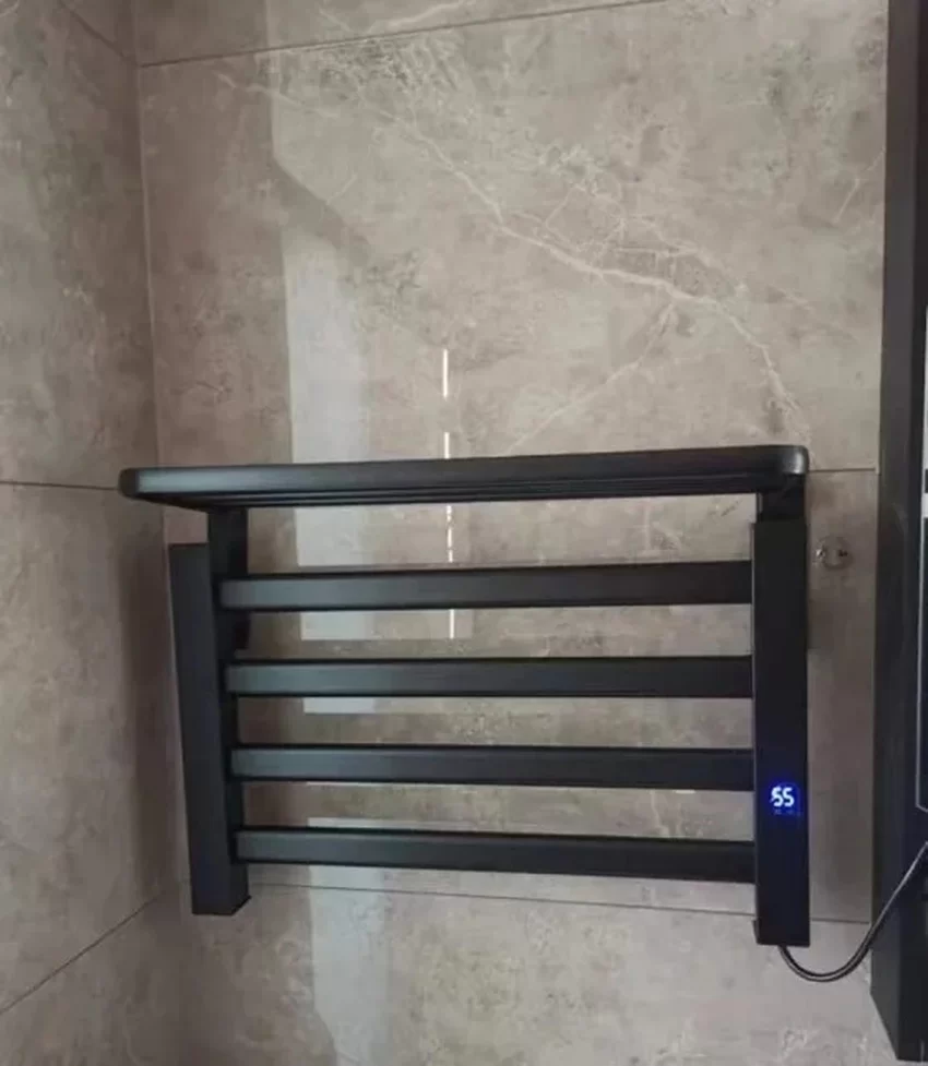 Giàn sấy khăn tắm khăn mặt màu đen Miken R330B 10 Giàn sấy khăn tắm khăn mặt màu đen Miken R330B