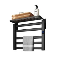 Giàn sấy khăn tắm khăn mặt màu đen Miken R330B