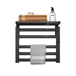 Giàn sấy khăn tắm khăn mặt màu đen Miken R330B