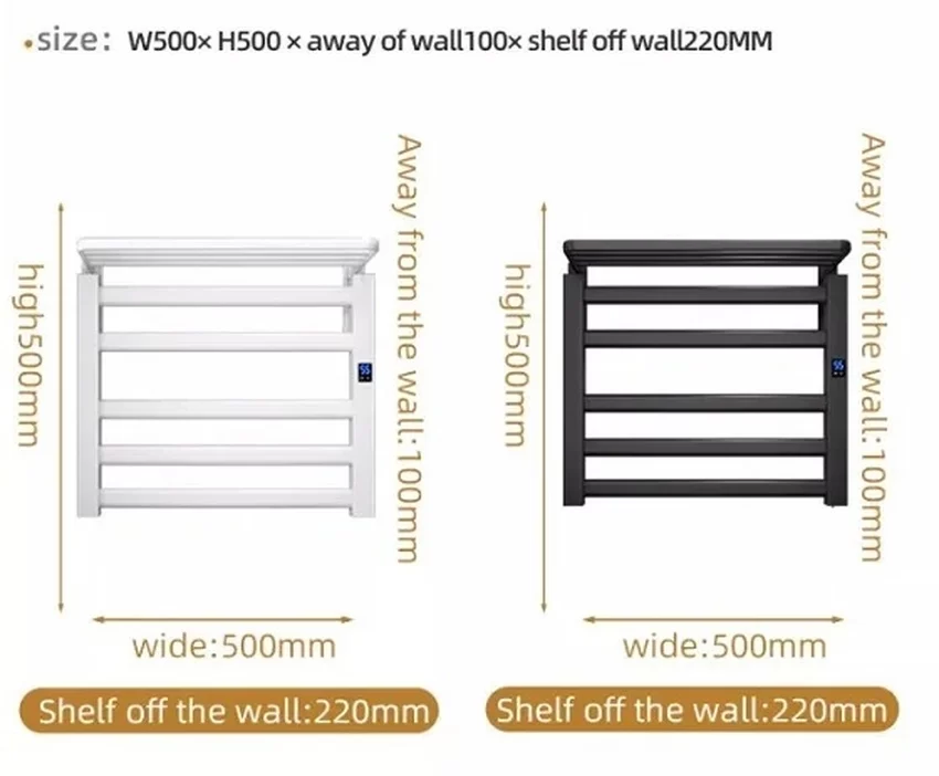Giàn sấy khăn tắm khăn mặt màu đen Miken R330B 18 Giàn sấy khăn tắm khăn mặt màu đen Miken R330B