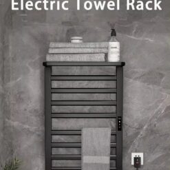 Giàn sấy khăn tắm khăn mặt màu đen Miken R395B