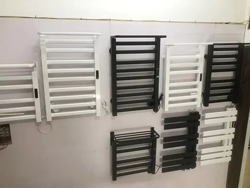 Giàn sấy khăn tắm khăn mặt màu đen Miken R395B 12 Giàn sấy khăn tắm khăn mặt màu đen Miken R395B