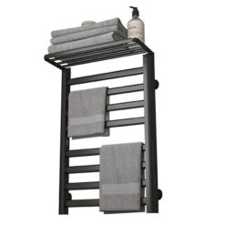 Giàn sấy khăn tắm khăn mặt màu đen Miken R395B